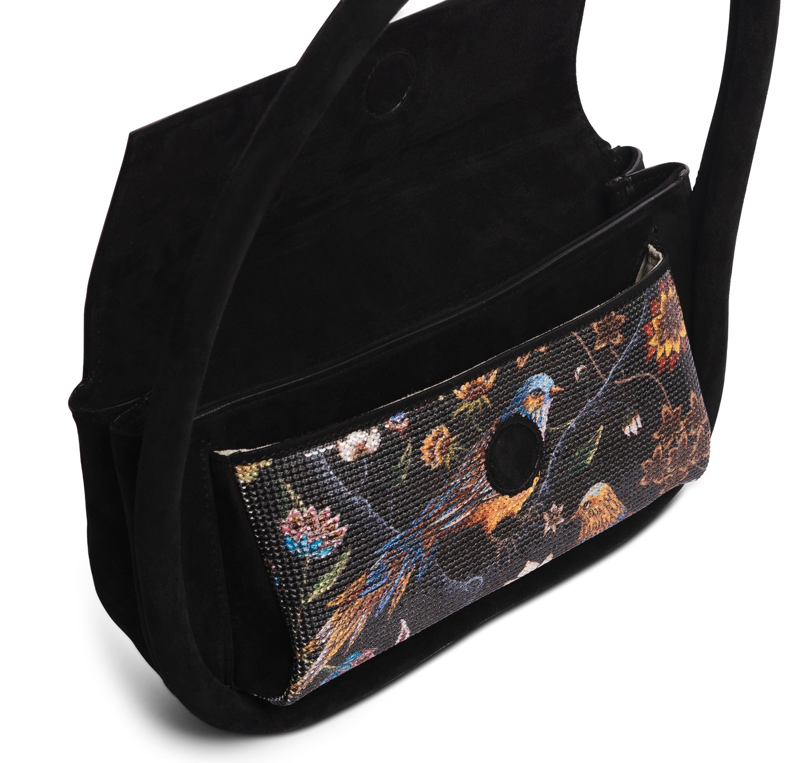GAGA - Sequin-embellished Birds Bag
