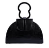 HAWAZEN - Black Croc Embossed Bag