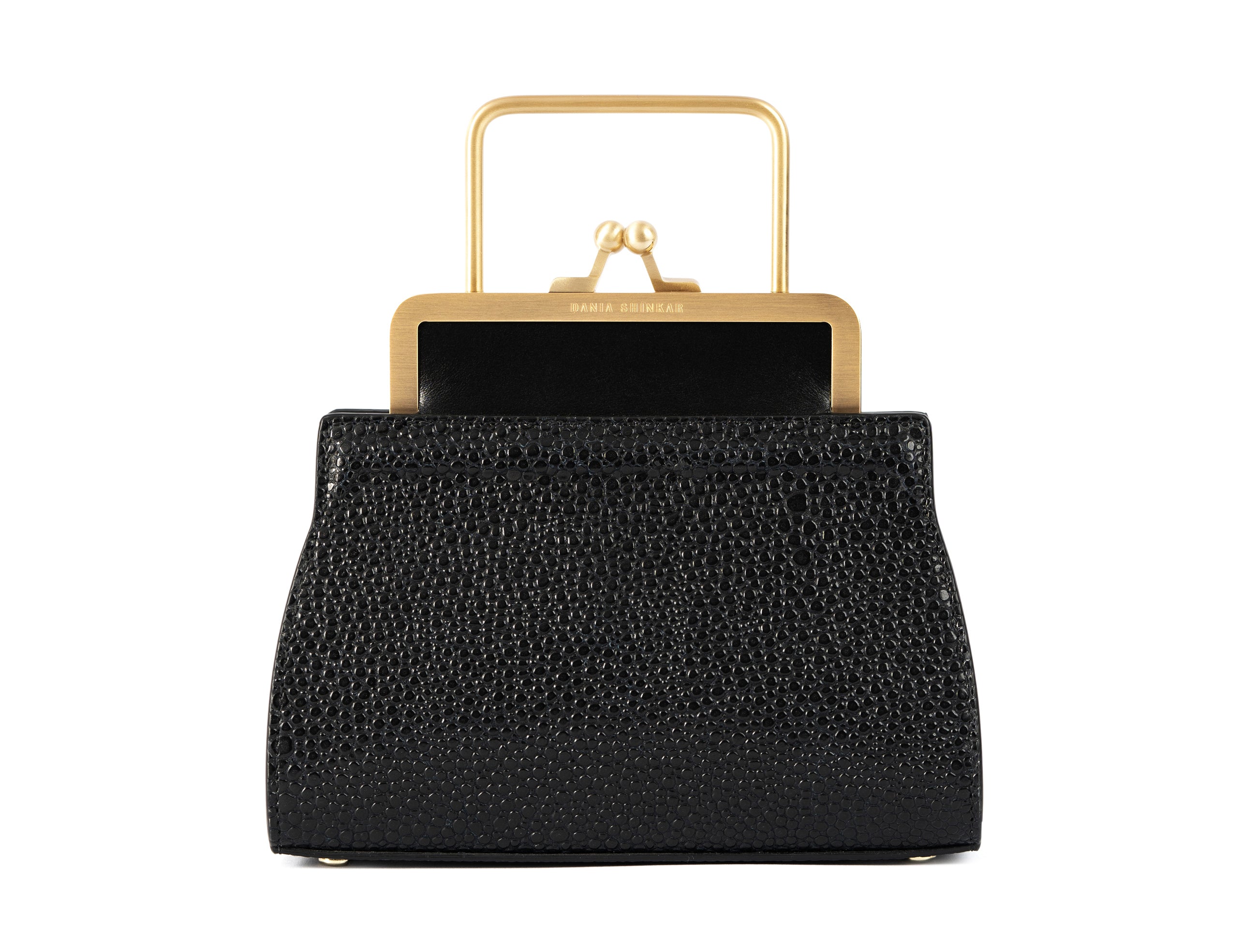Mini DANA - Black Stingray Embossed