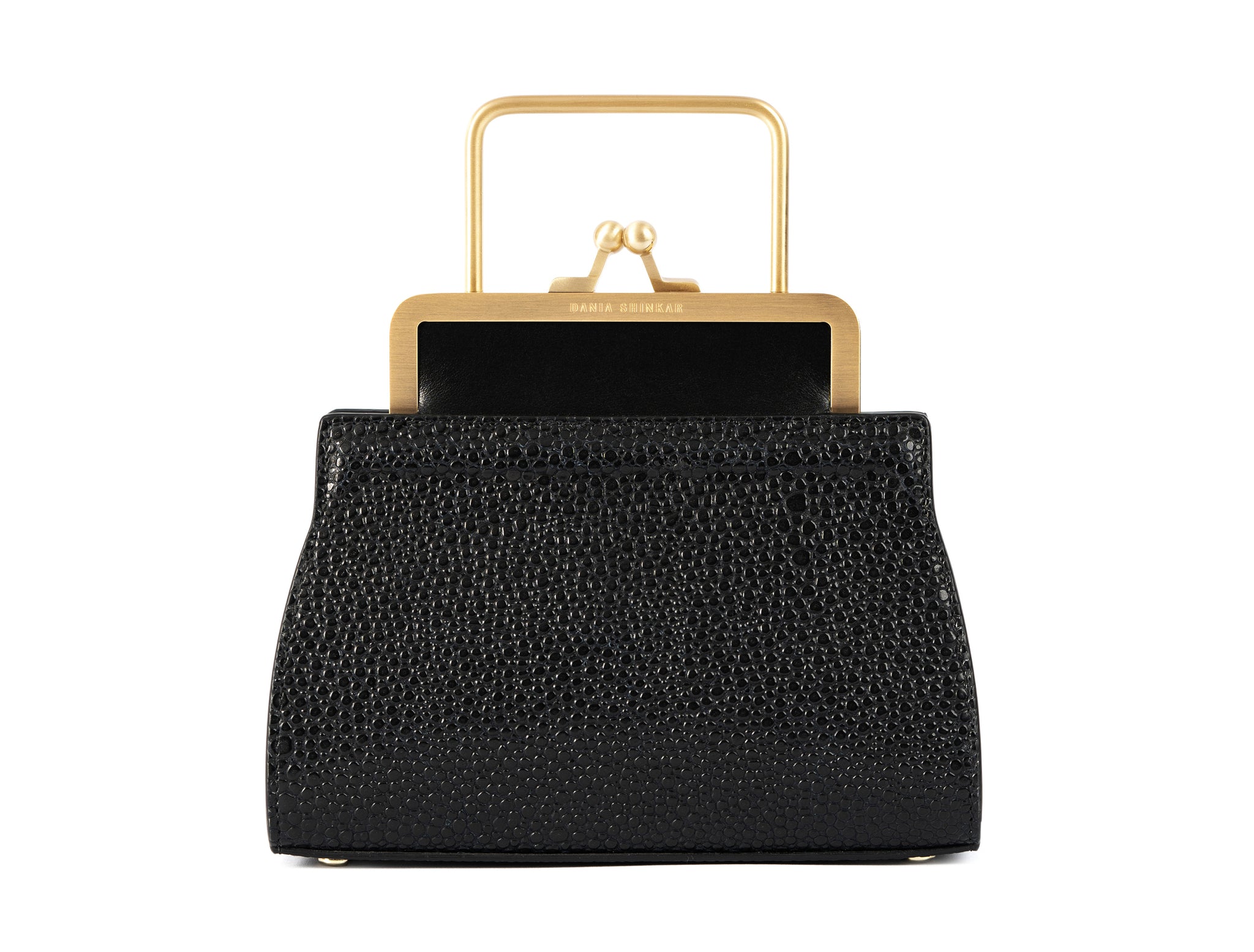 Mini DANA - Black Stingray Embossed
