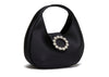 MILA - Black Satin Bag
