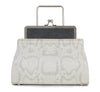 DANA - Grey/ White Python-Embossed - Dania Shinkar
