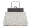 DANA - Grey/ White Python-Embossed - Dania Shinkar