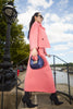 MILA - Navy Satin Bag