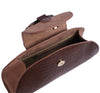HAWAZEN - Brown Croc Embossed/ Dusty Rose Bag
