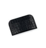 Round Edge Cardholder - Black Croc Embossed - Dania Shinkar