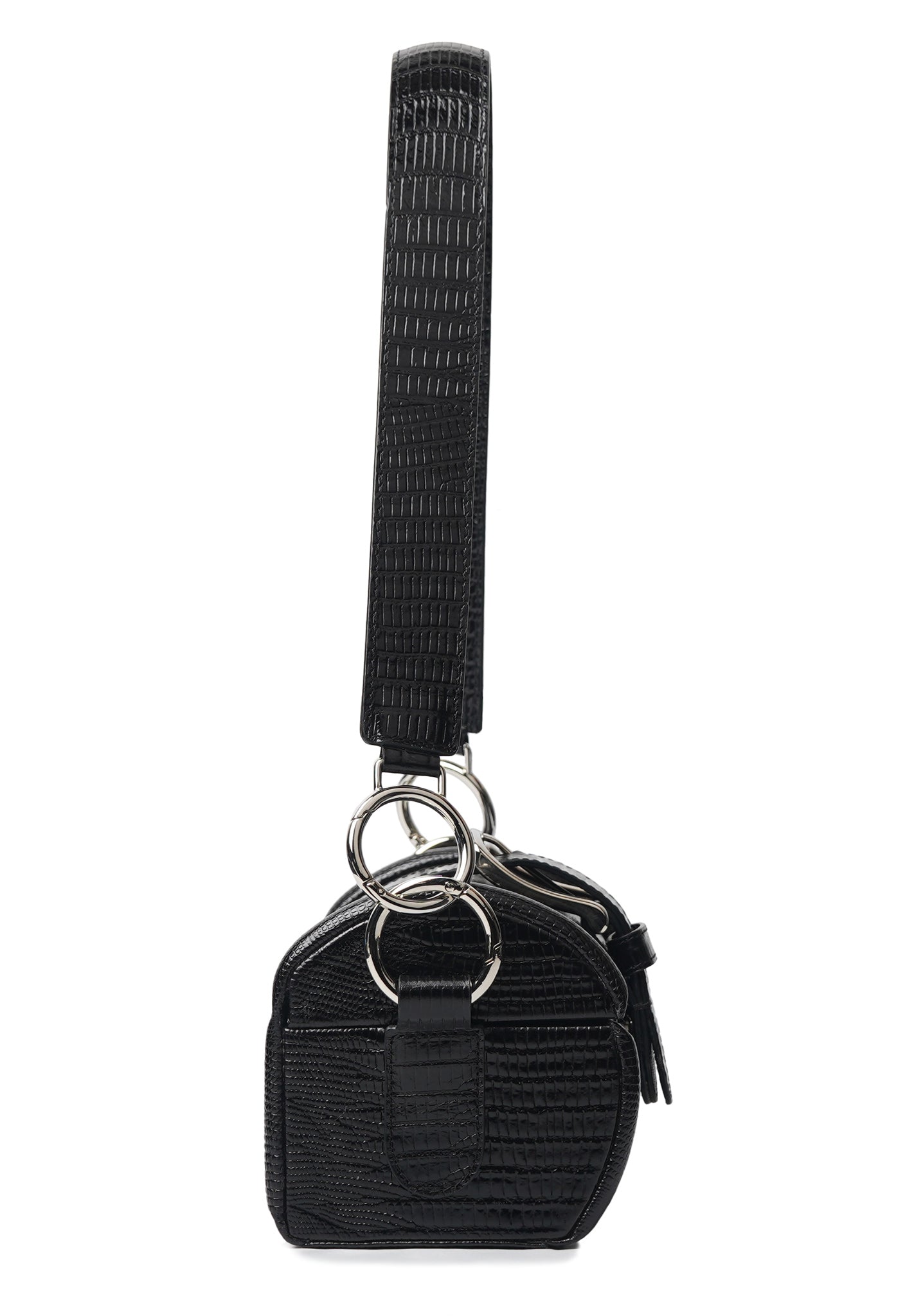 MOE - Black Lizard Embossed - Dania Shinkar