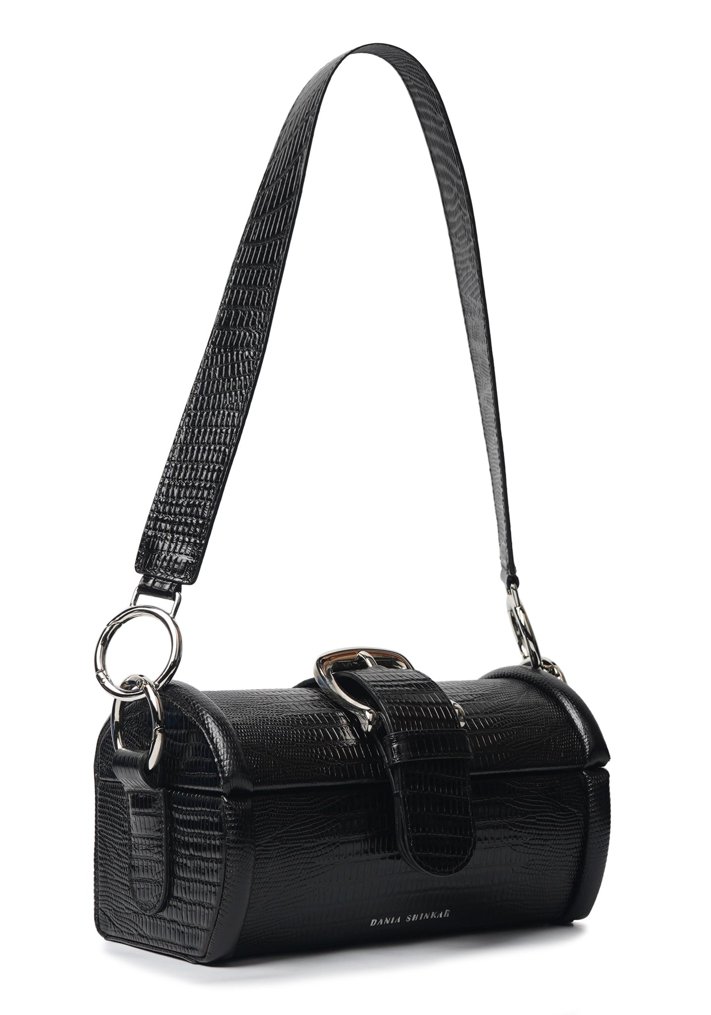 MOE - Black Lizard Embossed - Dania Shinkar