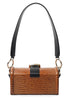 MOE - Caramel Lizard Embossed Bag