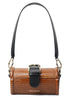 MOE - Caramel Lizard Embossed Bag
