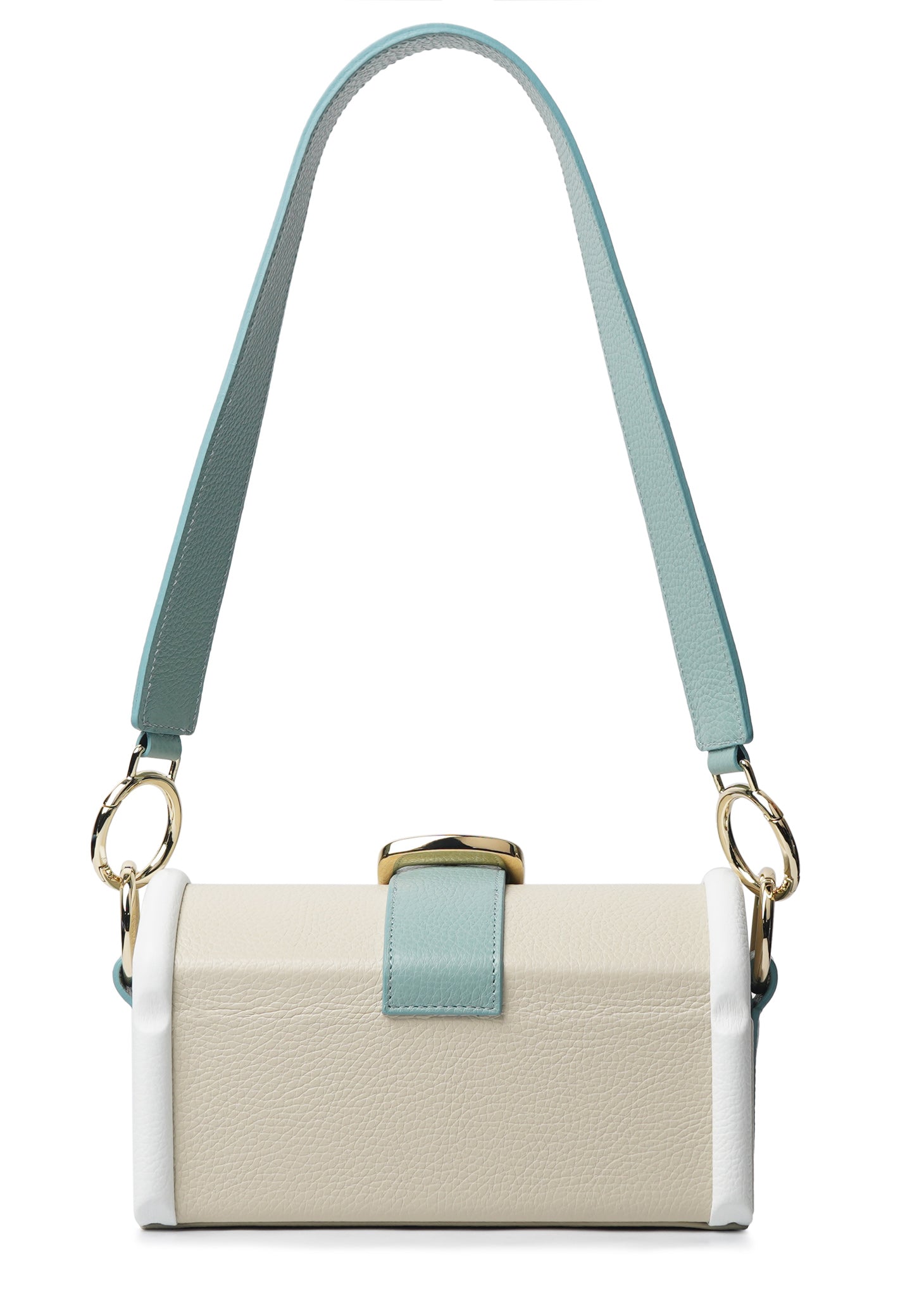MOE - Lamb/ Aqua/ White Bag