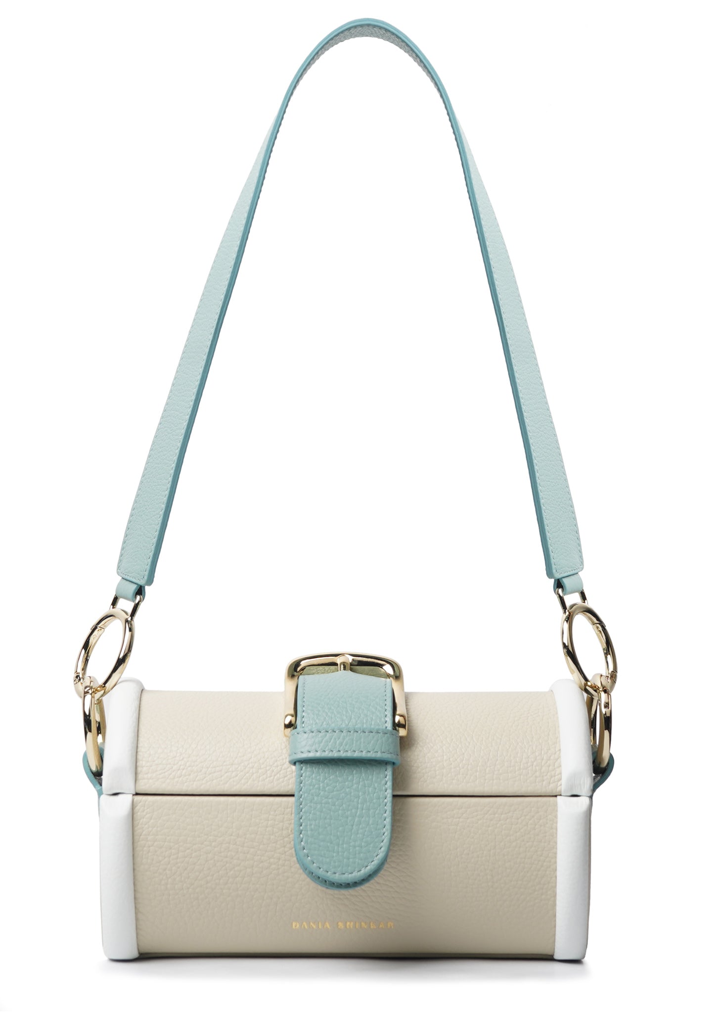 MOE - Lamb/ Aqua/ White Bag