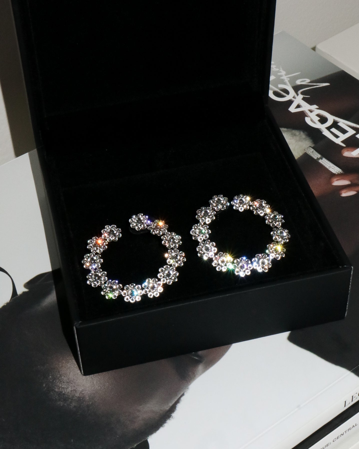 أقراط ميلا - فضية