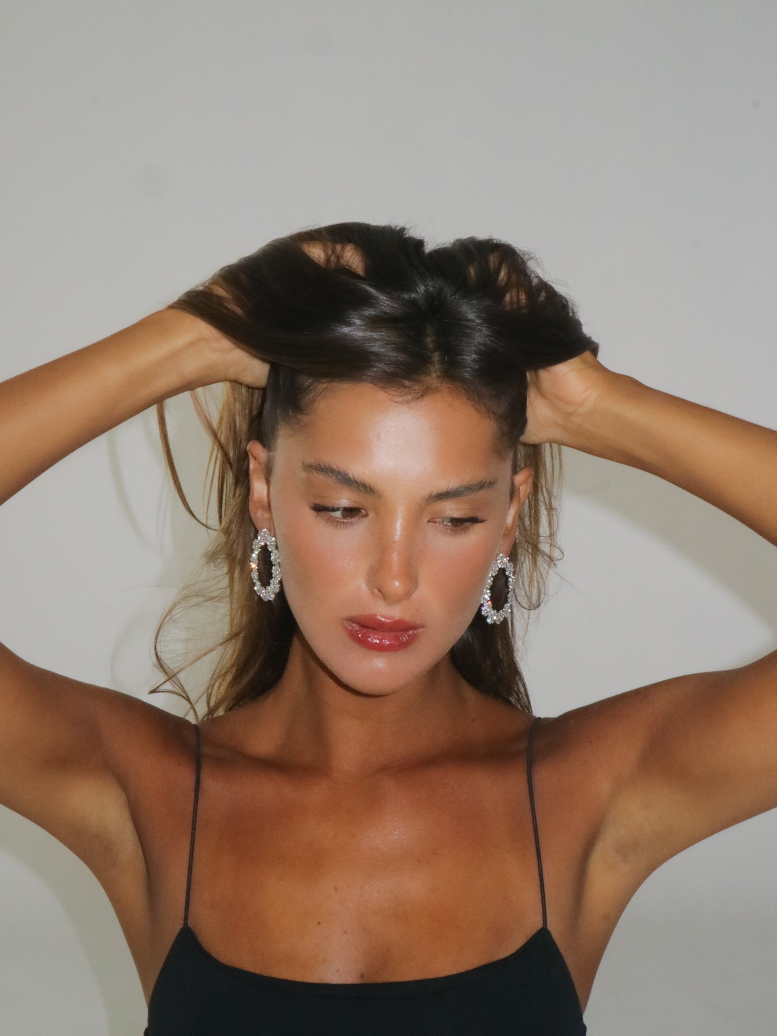 أقراط ميلا - فضية