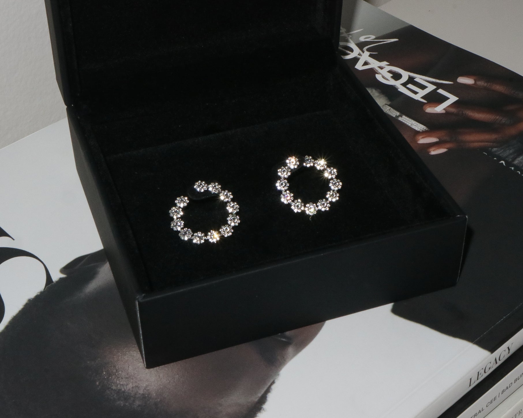 أقراط ميني ميلا - فضي