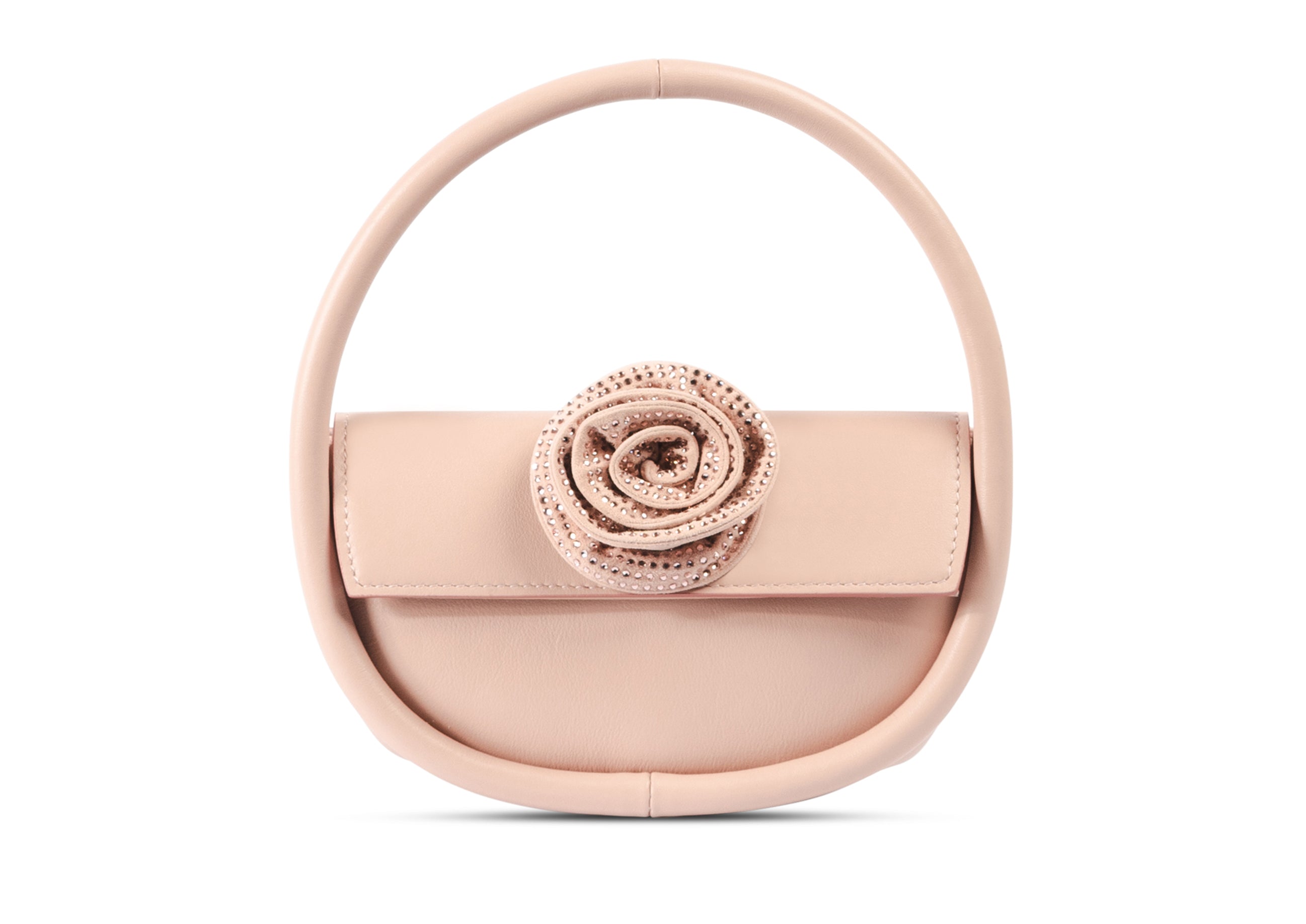 Mini Gaga - Pink Crystal Flower Bag