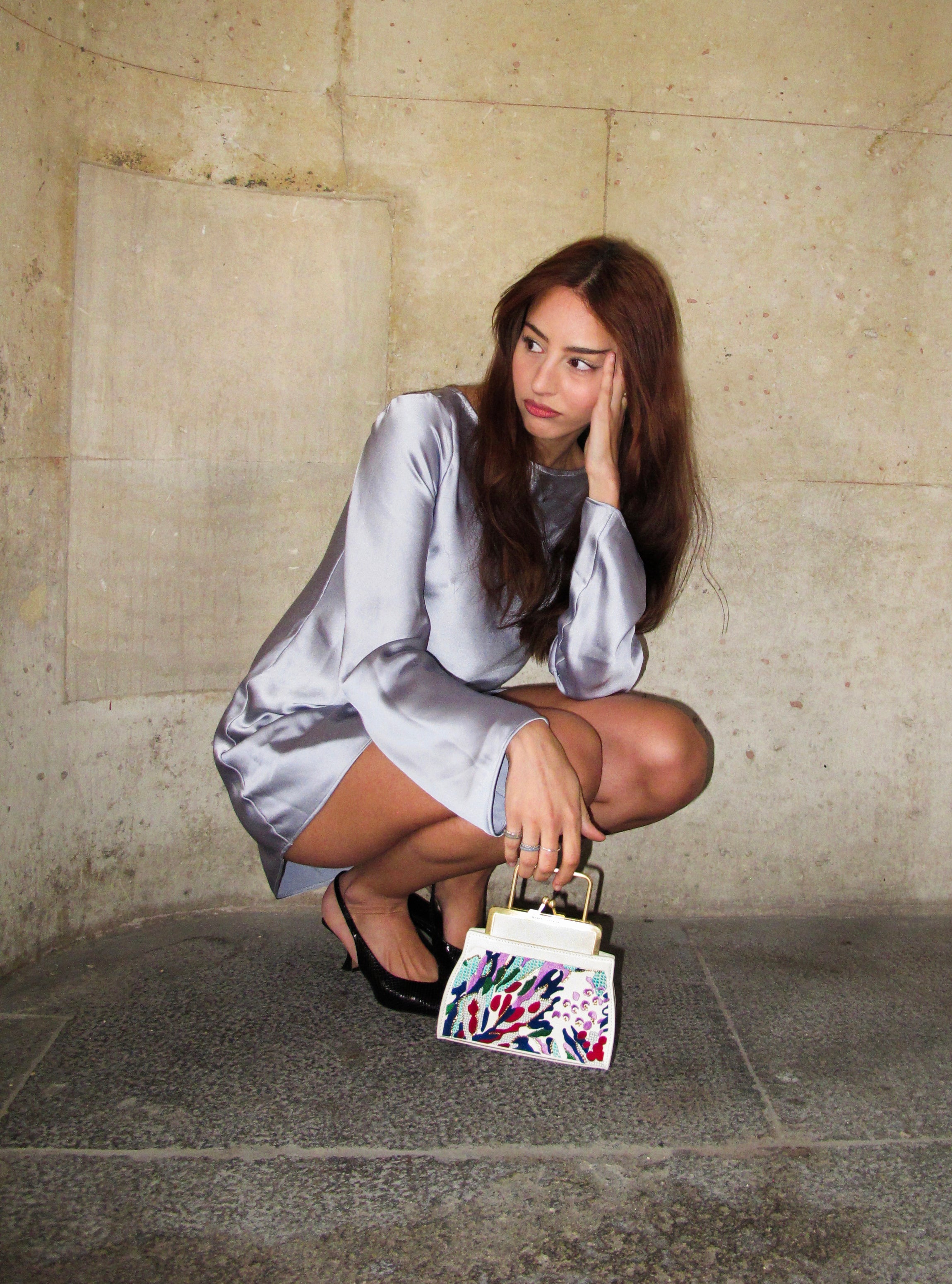 Mini DANA - Red Sea Embroidery Bag