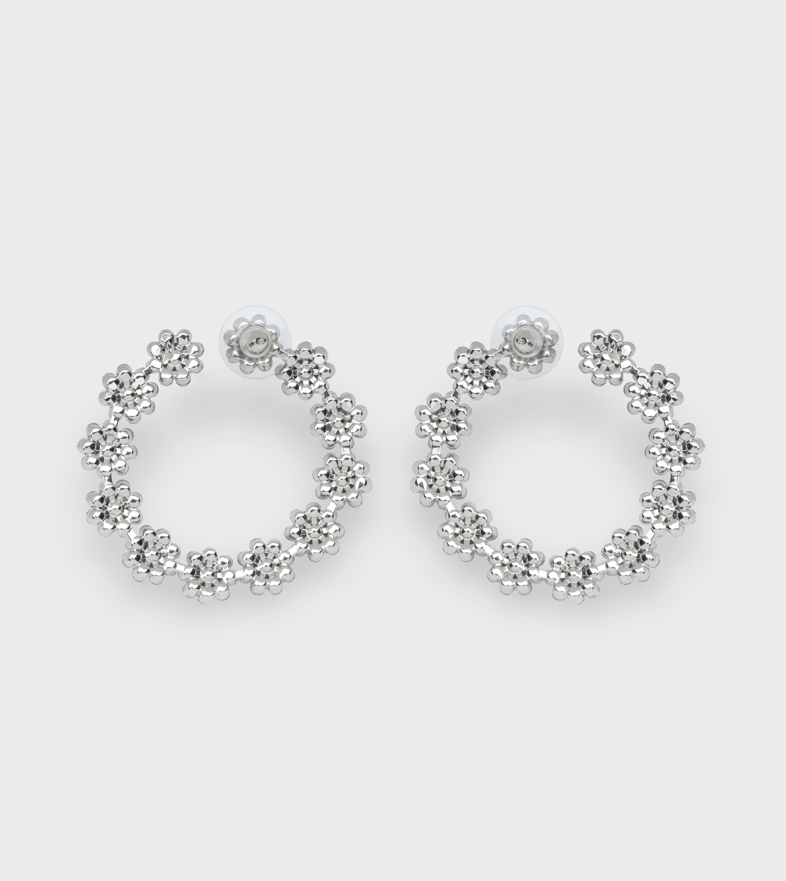 أقراط ميلا - فضية