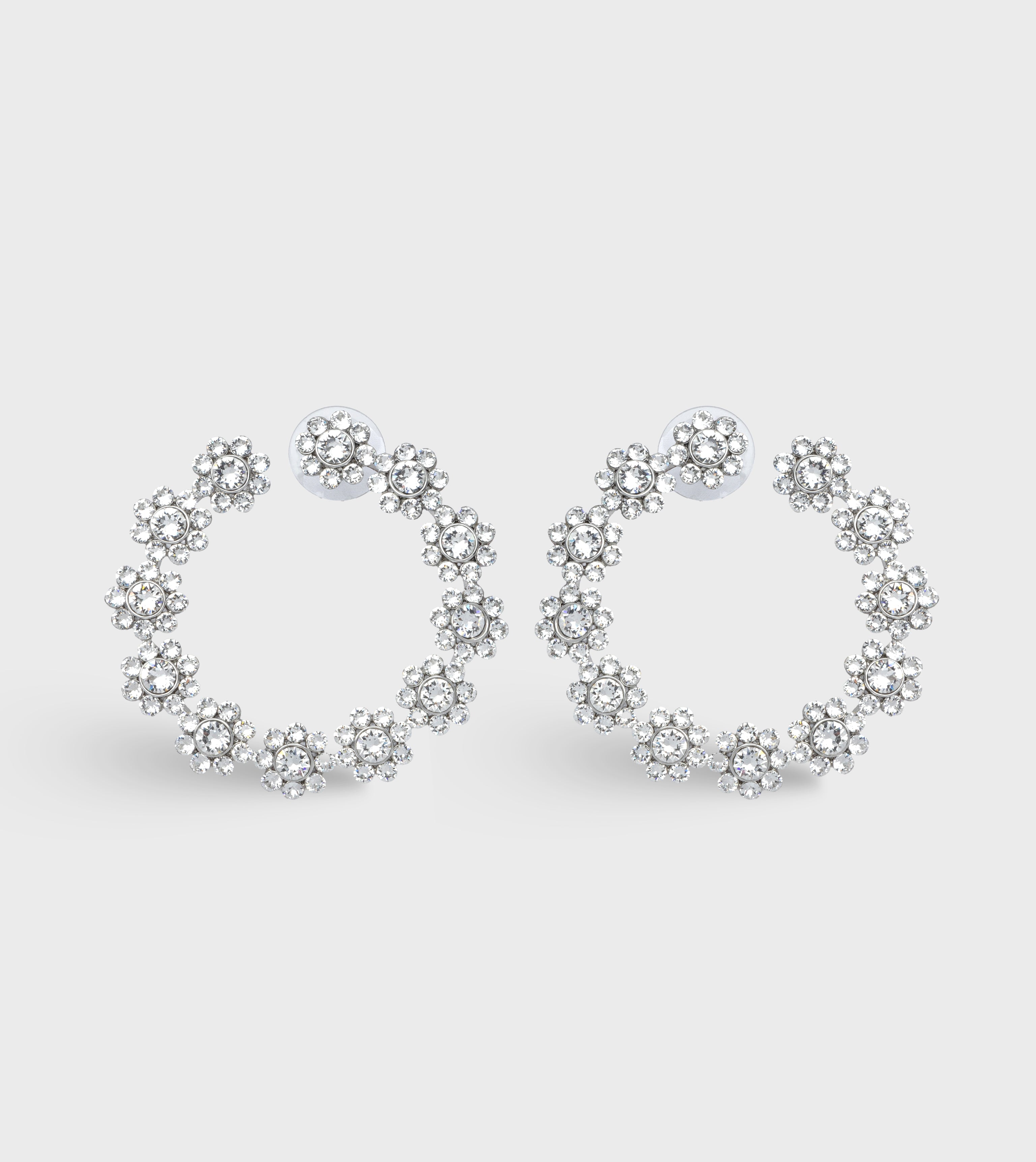 أقراط ميلا - فضية