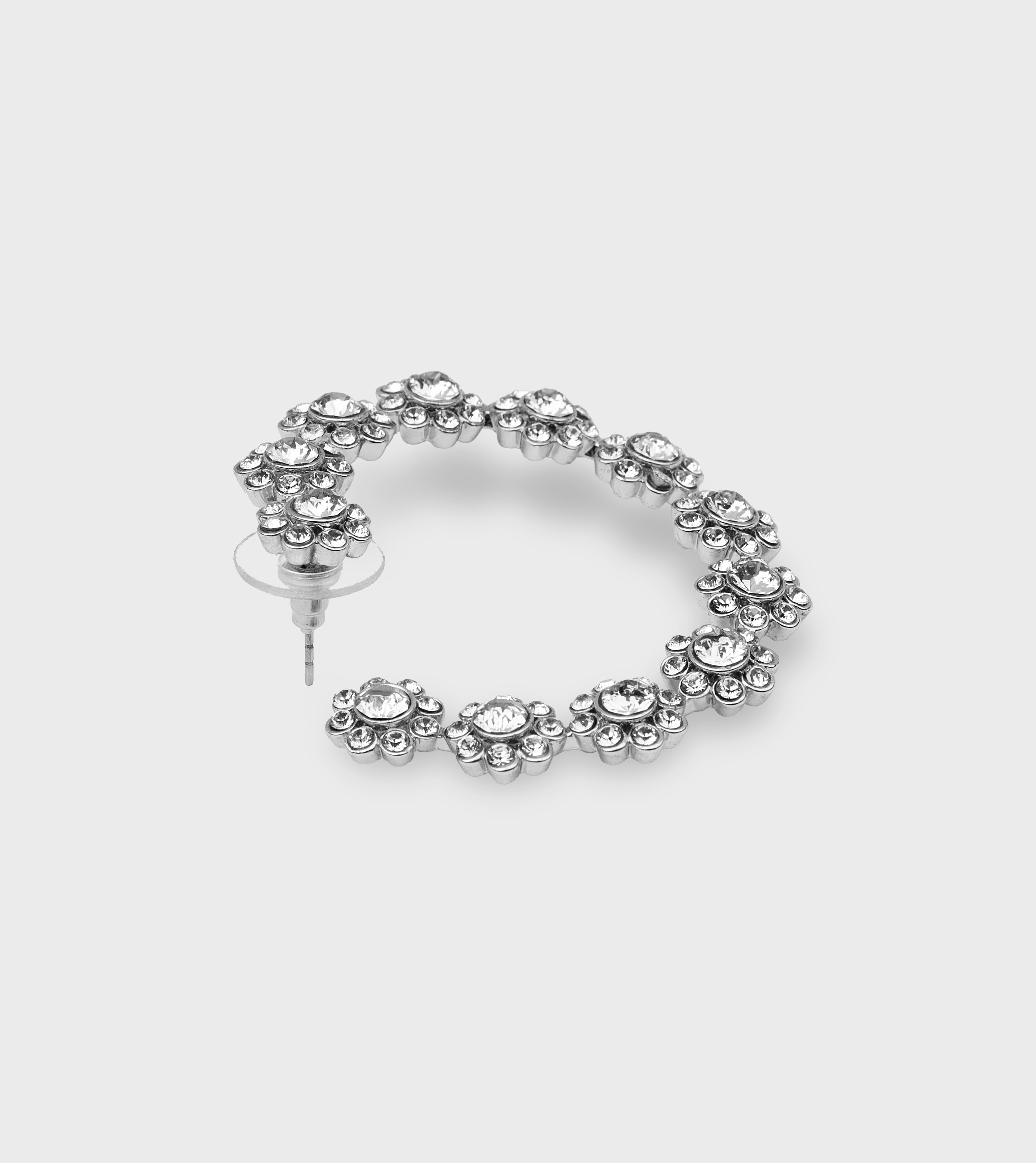 أقراط ميلا - فضية