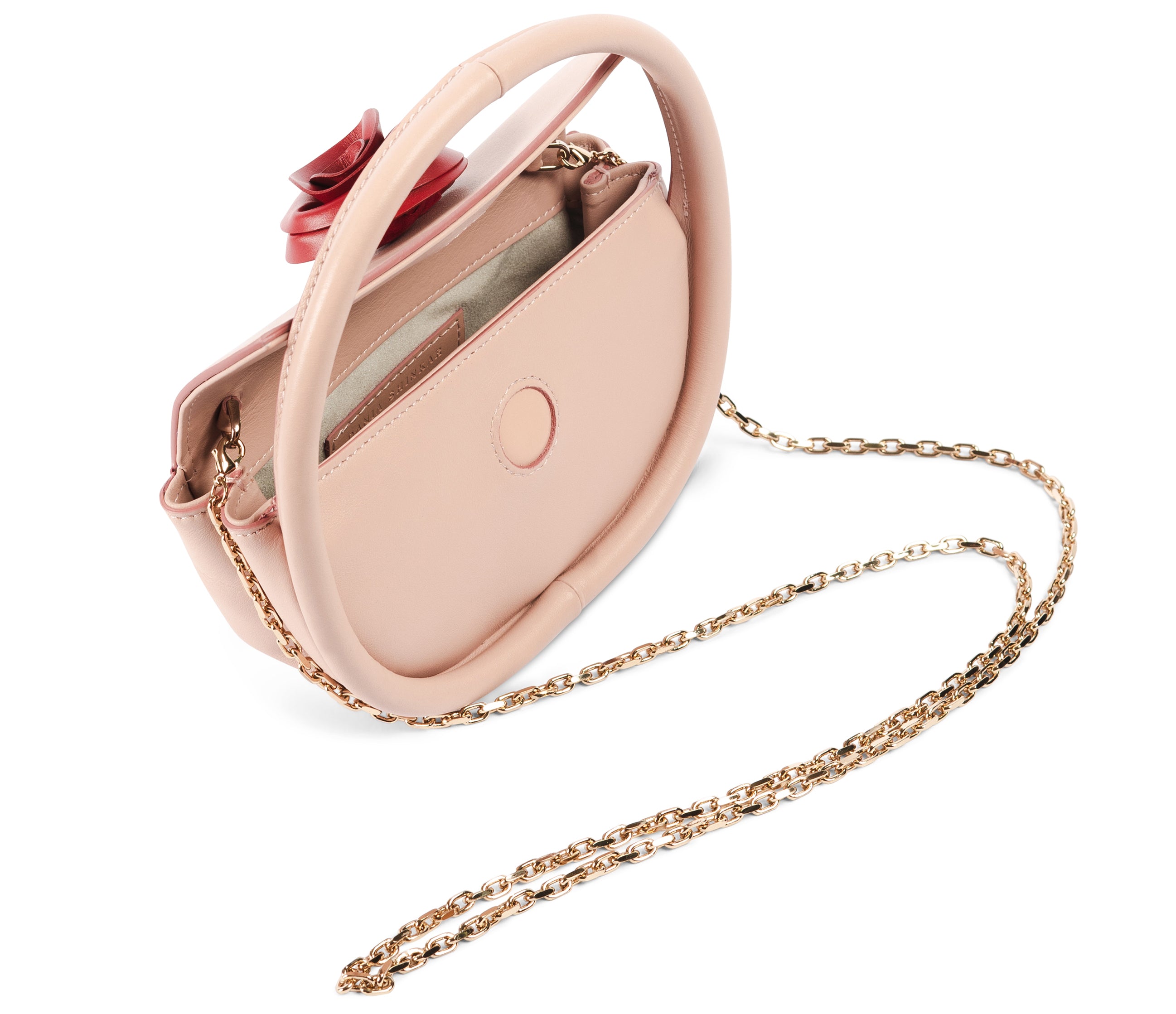 Mini Gaga - Pink/ Red Flower Bag