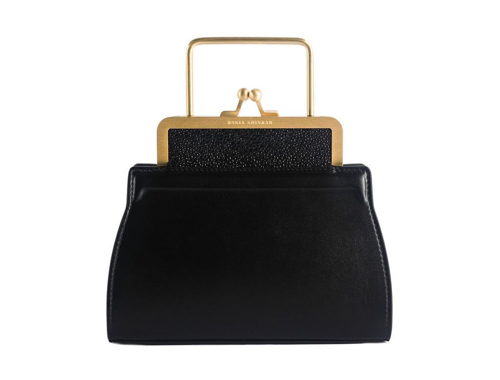 Mini Dana – Black Nappa