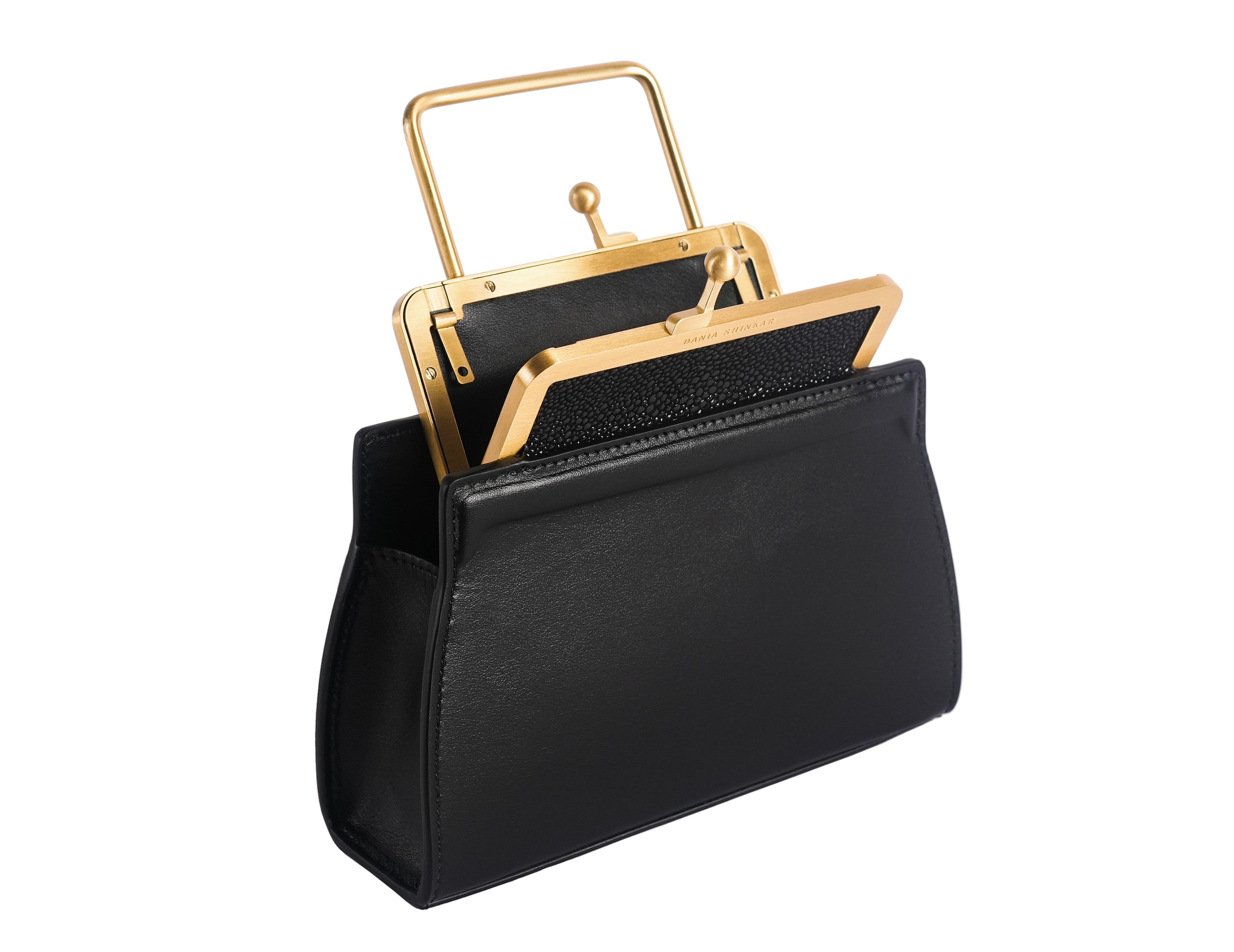 Mini Dana – Black Nappa Bag