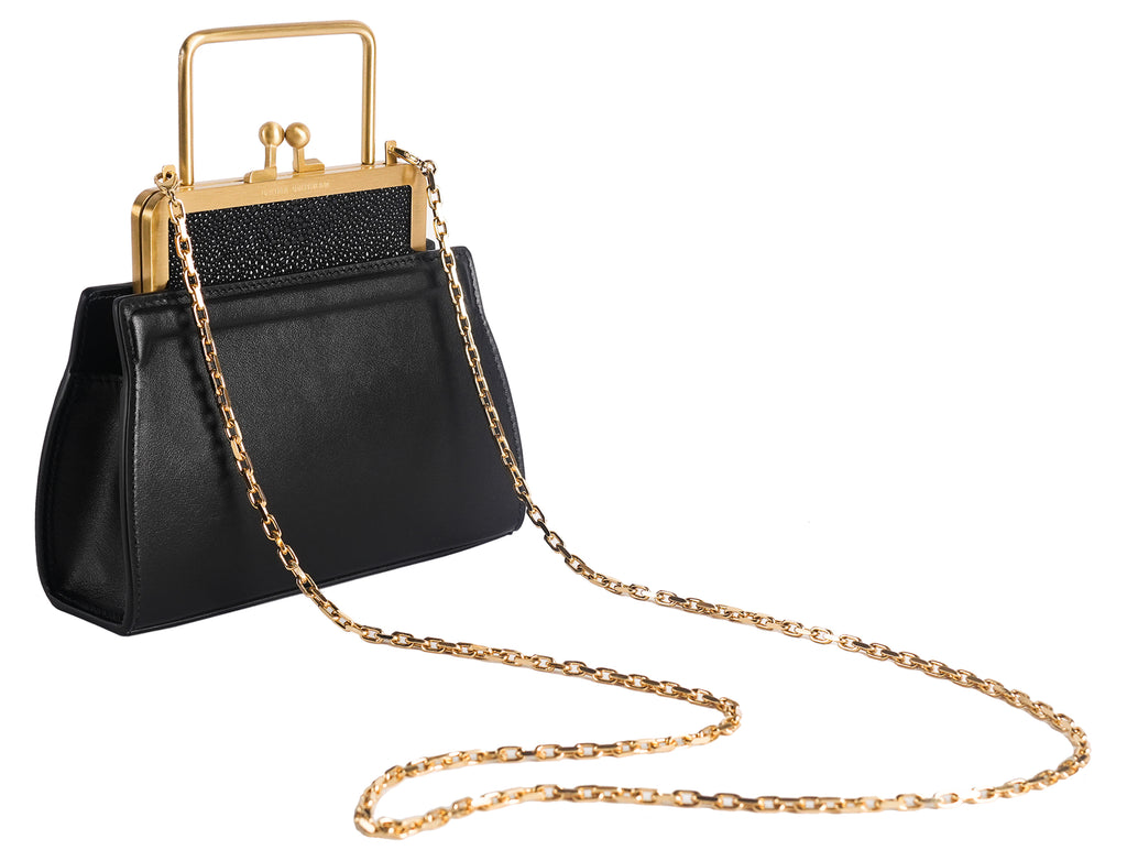 Mini Dana – Black Nappa