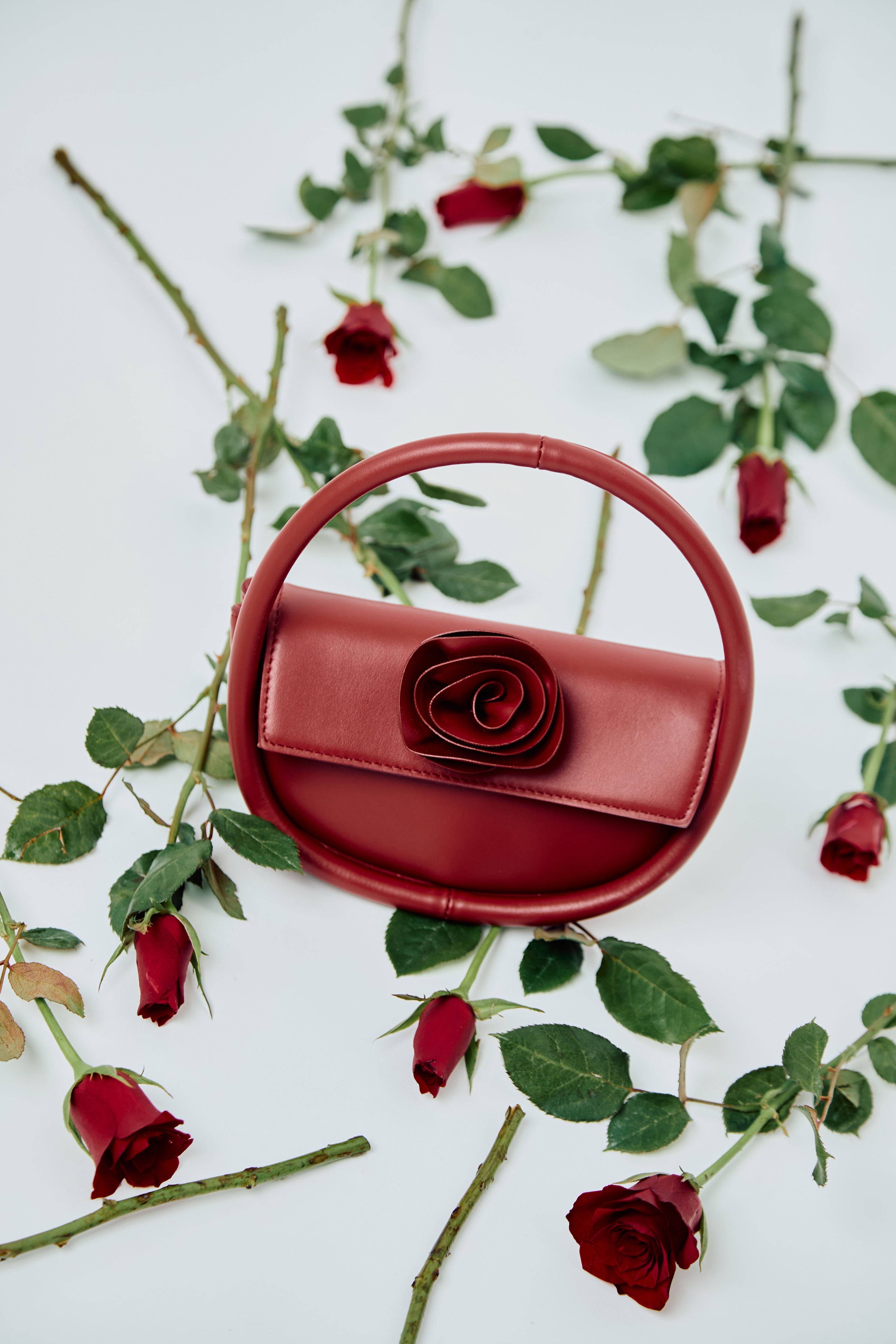 Mini Gaga - Red Flower Bag