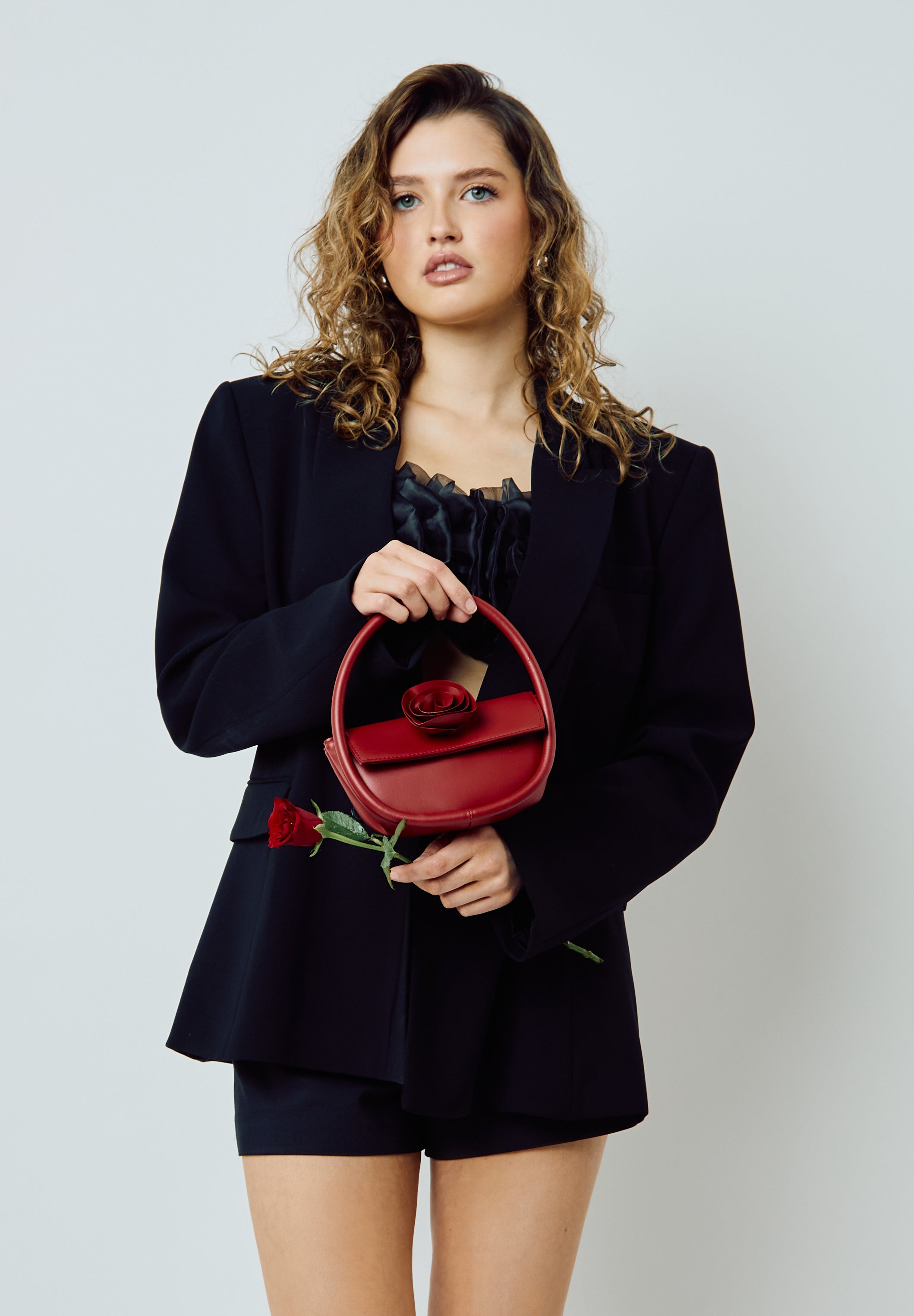 Mini Gaga - Red Flower Bag