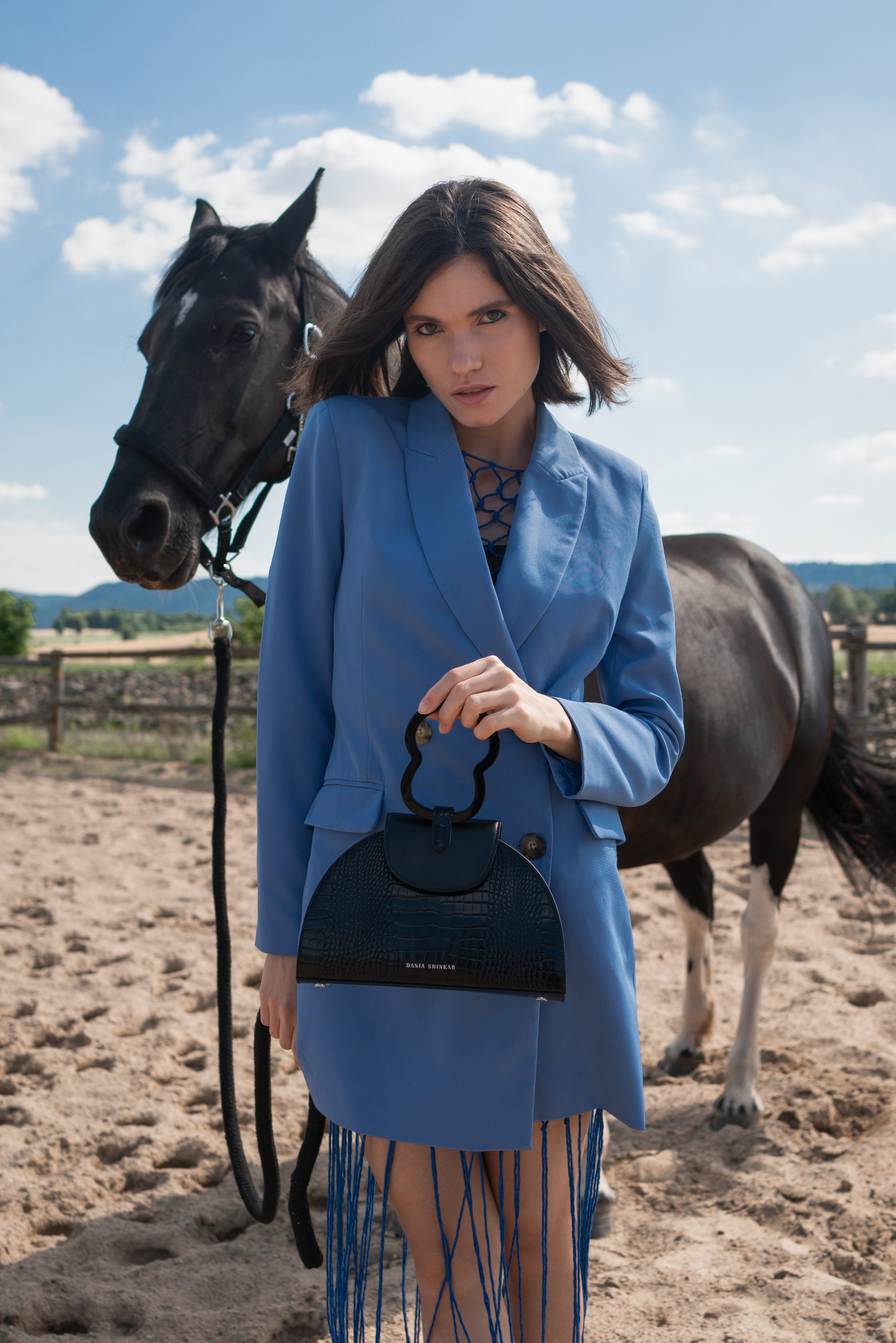 هاوازن - أسود منقوش بالكروك الأسود