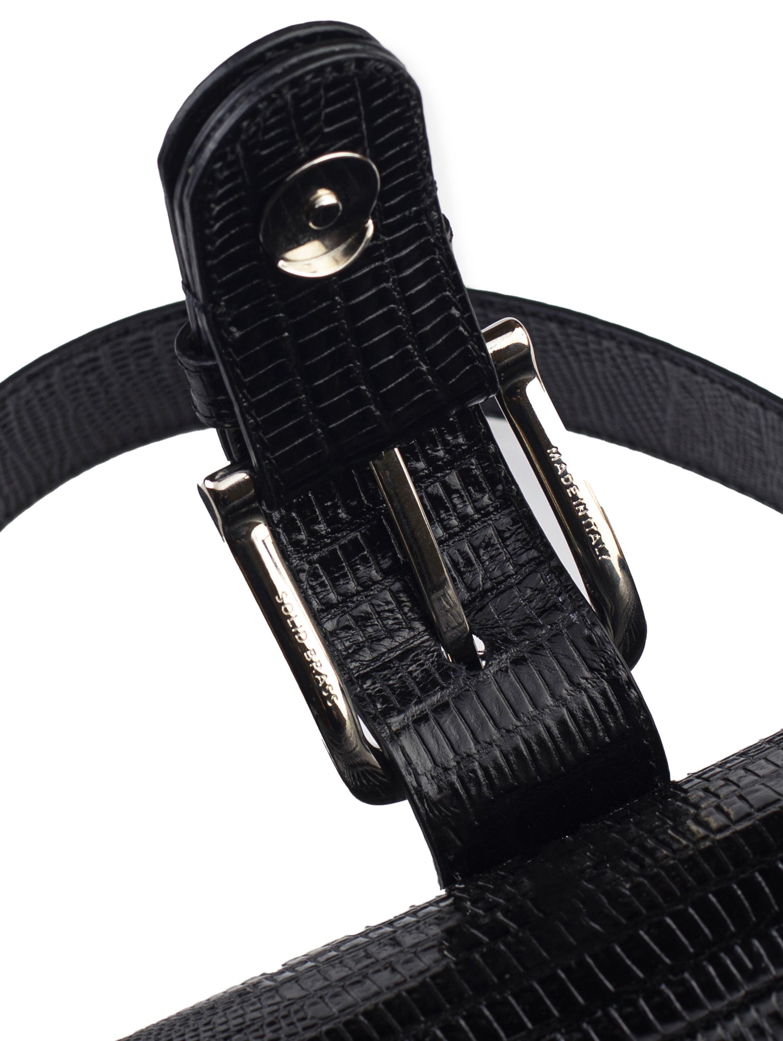 MOE - Black Lizard Embossed - Dania Shinkar