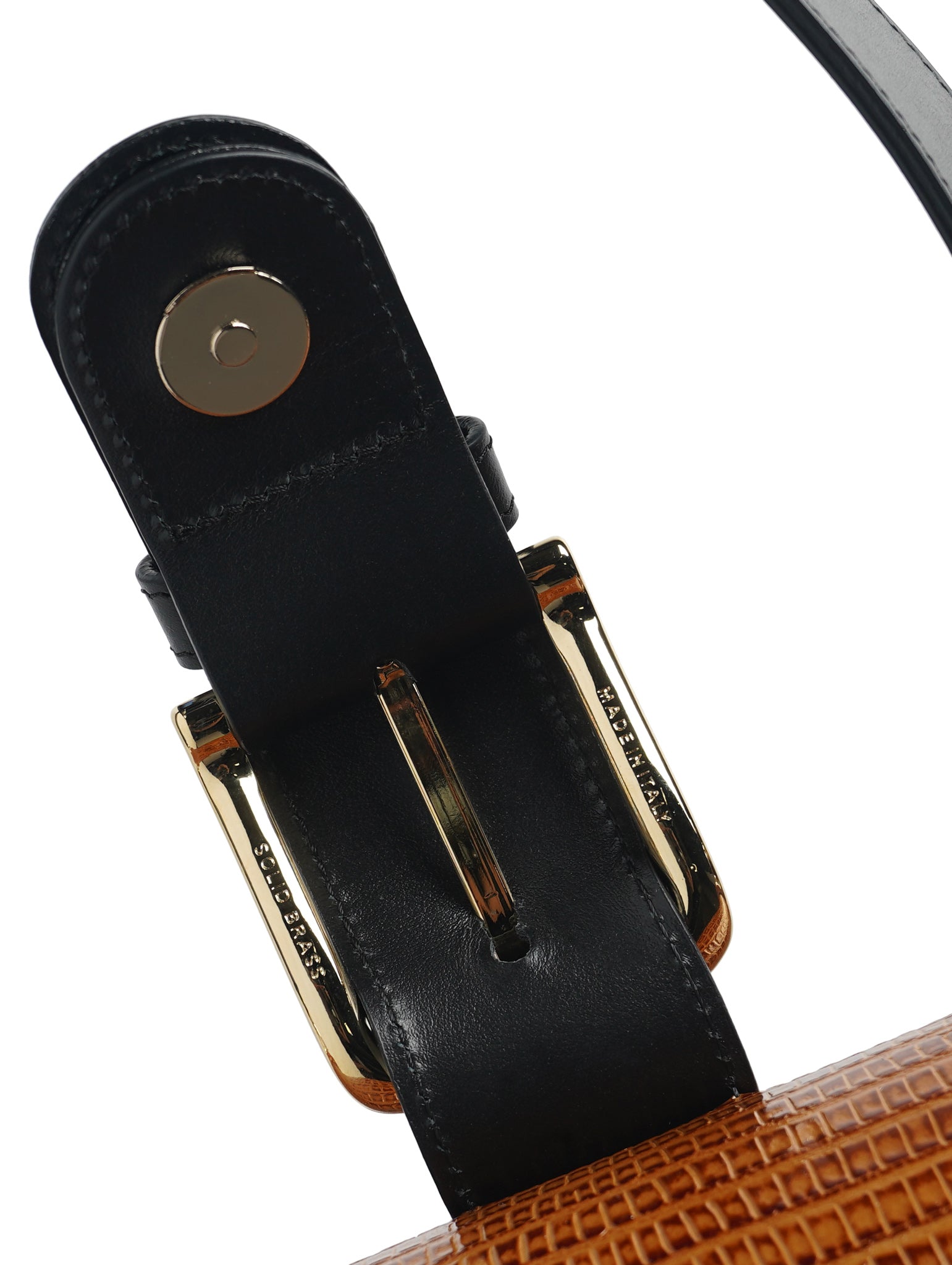 MOE - Caramel Lizard Embossed Bag