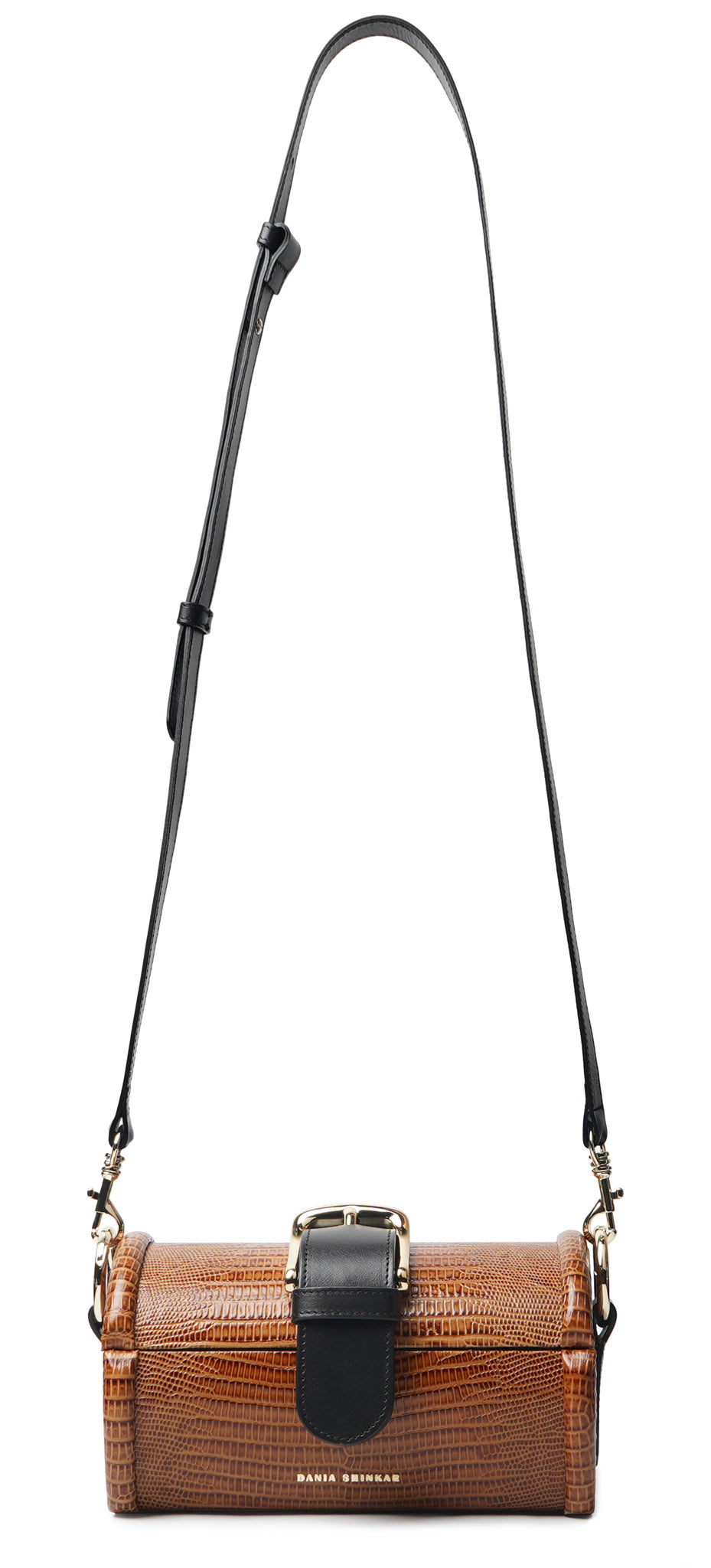 MOE - Caramel Lizard Embossed Bag