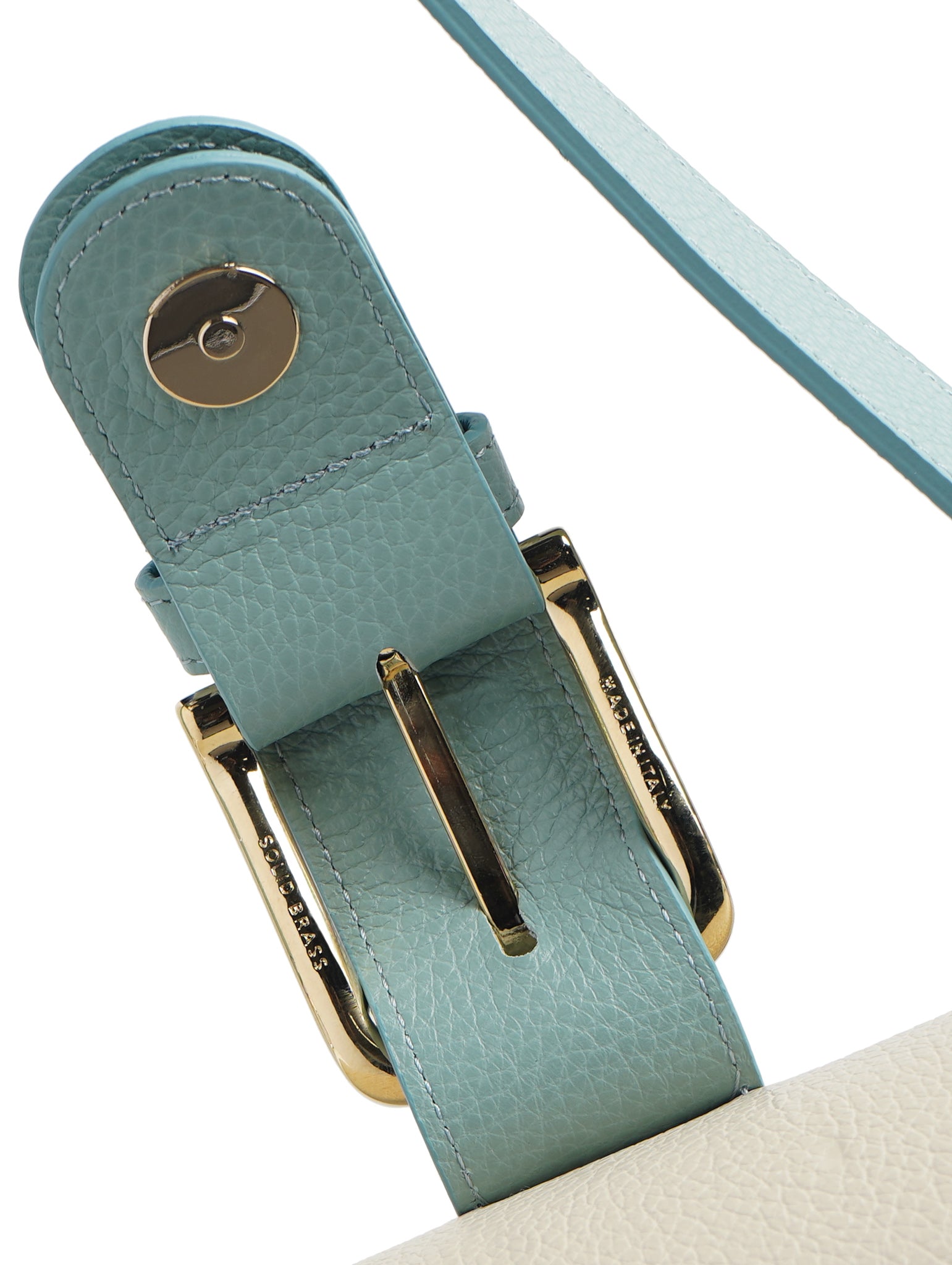 MOE - Lamb/ Aqua/ White Bag